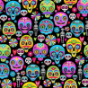 Estampado Shiny Skulls