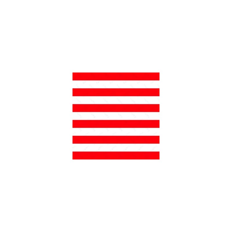 Estampado Stripes Rojo 1.5  cm